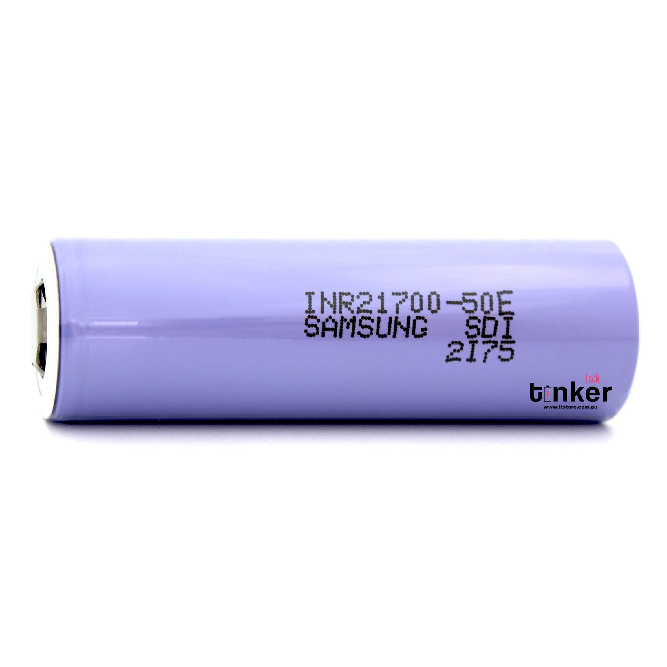 Samsung 50E 21700 5000mAh 10A Battery - Button Top - TinkerTech AU Samsung 21700 Button Top