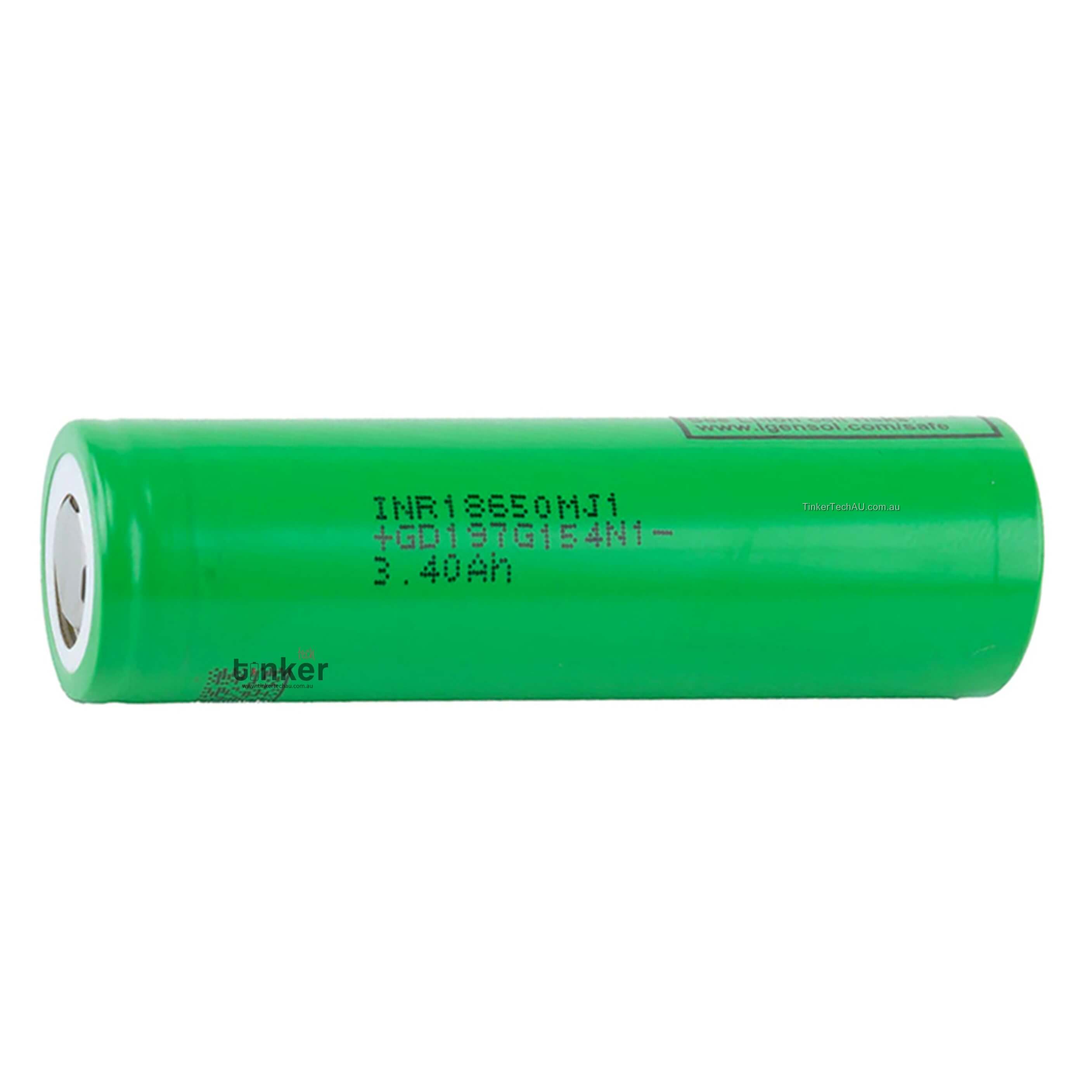 Tinker LG MJ1 18650 3500mAh 10A Battery