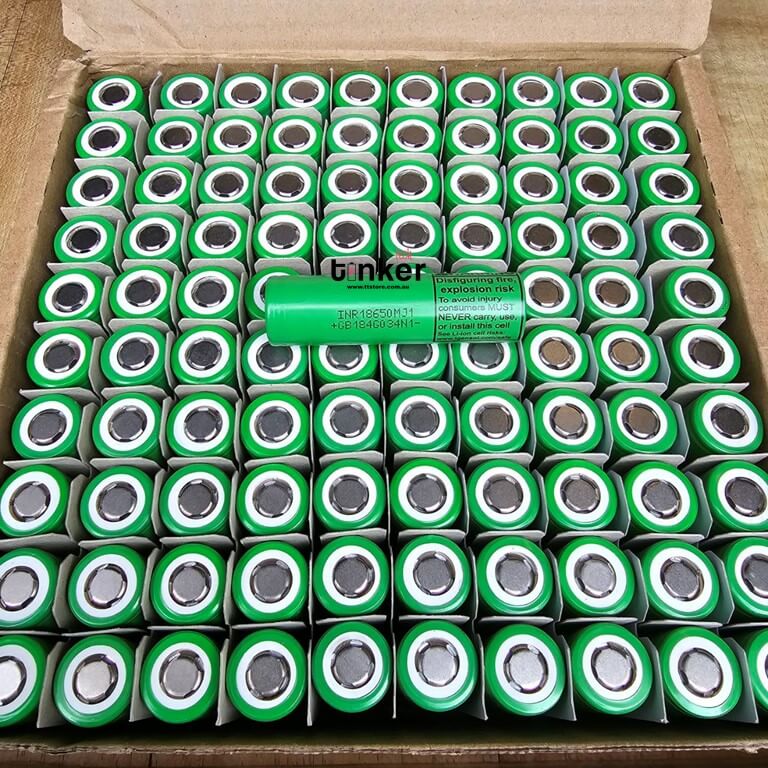 100PCS LG MJ1 18650 3500mAh 10A Battery