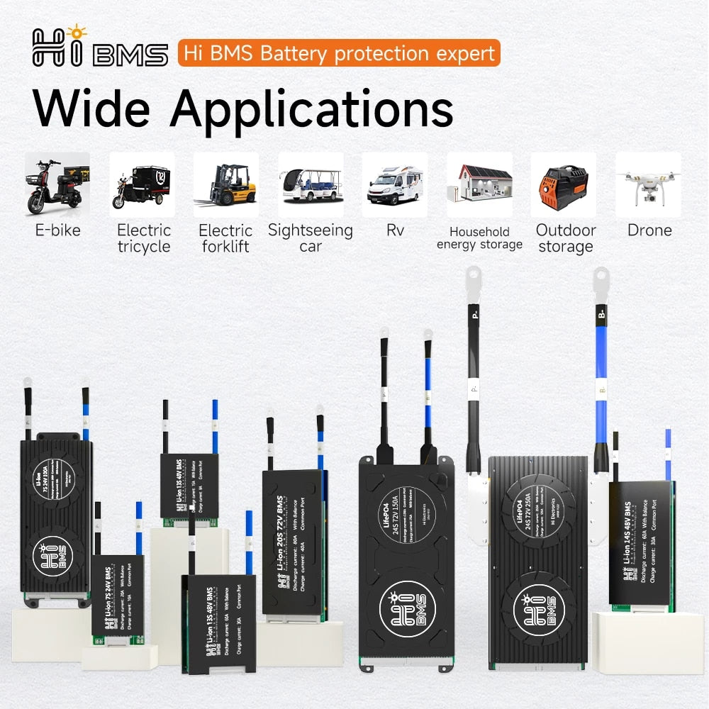4S BMS 12V [10A - 250A] - TinkerTech AU BMS