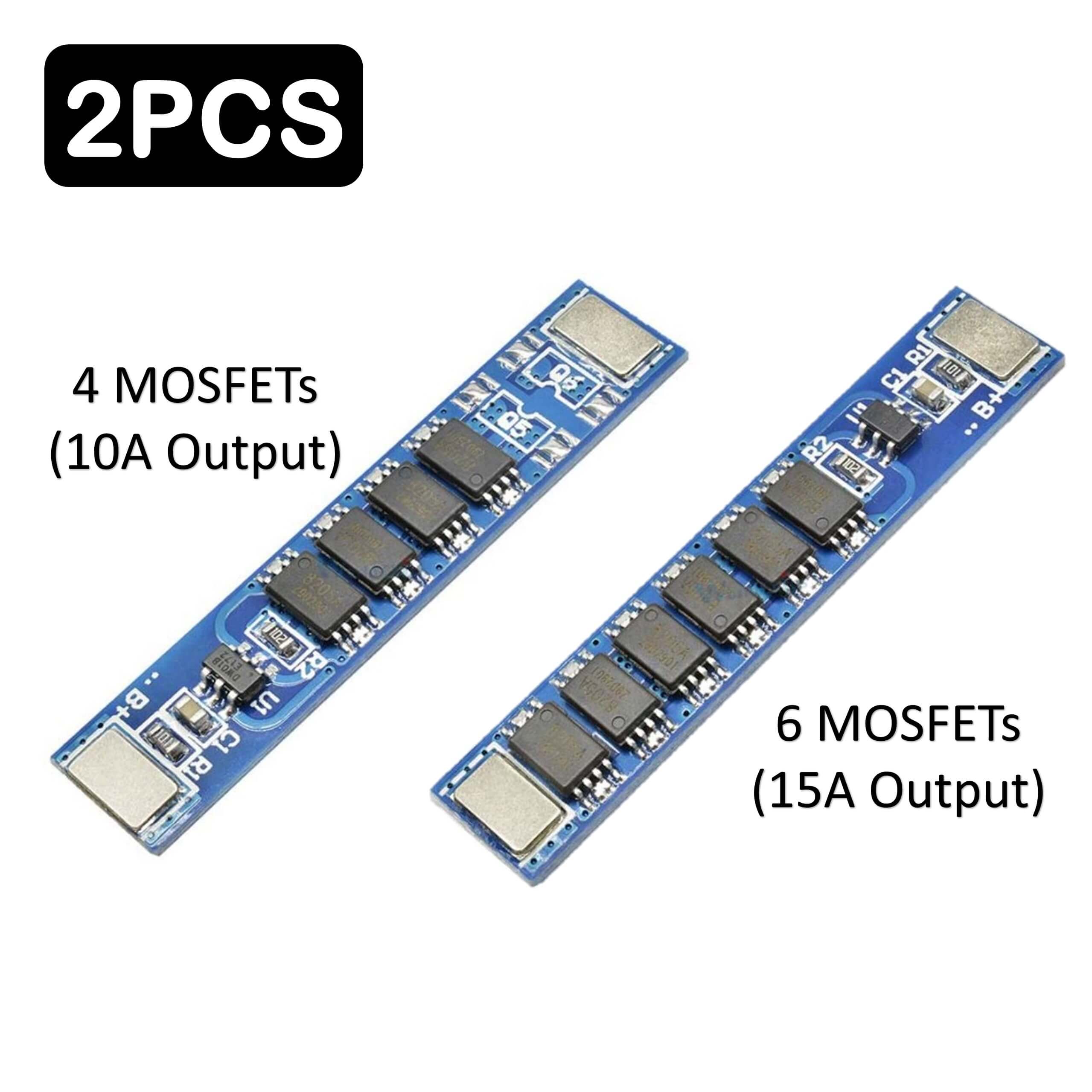 2PCs 1S BMS 3.7V PCB Protection Circuit Board For Lithium ion Battery Cell - TinkerTech AU BMS