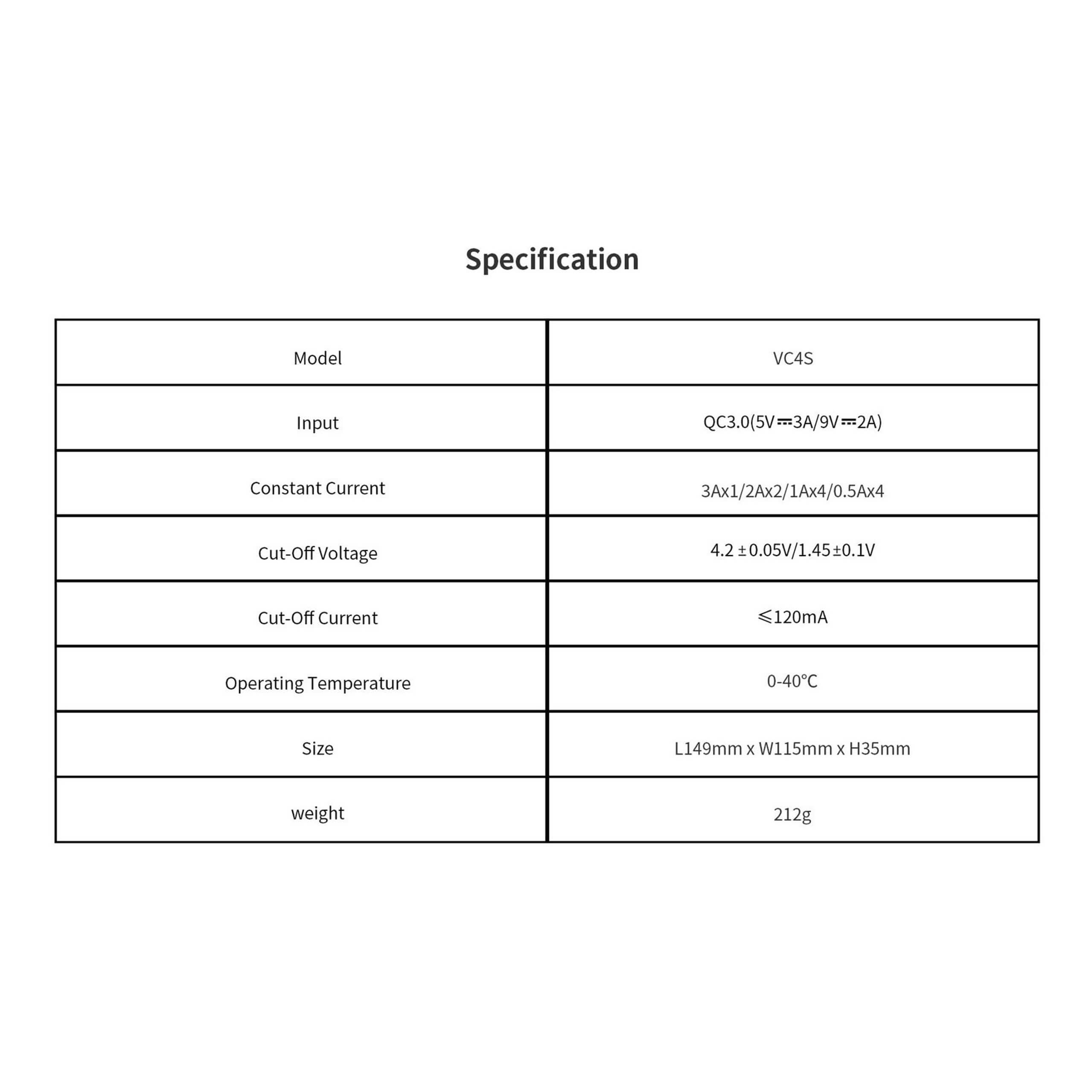 XTAR VC4S Charger - TinkerTech AU XTAR