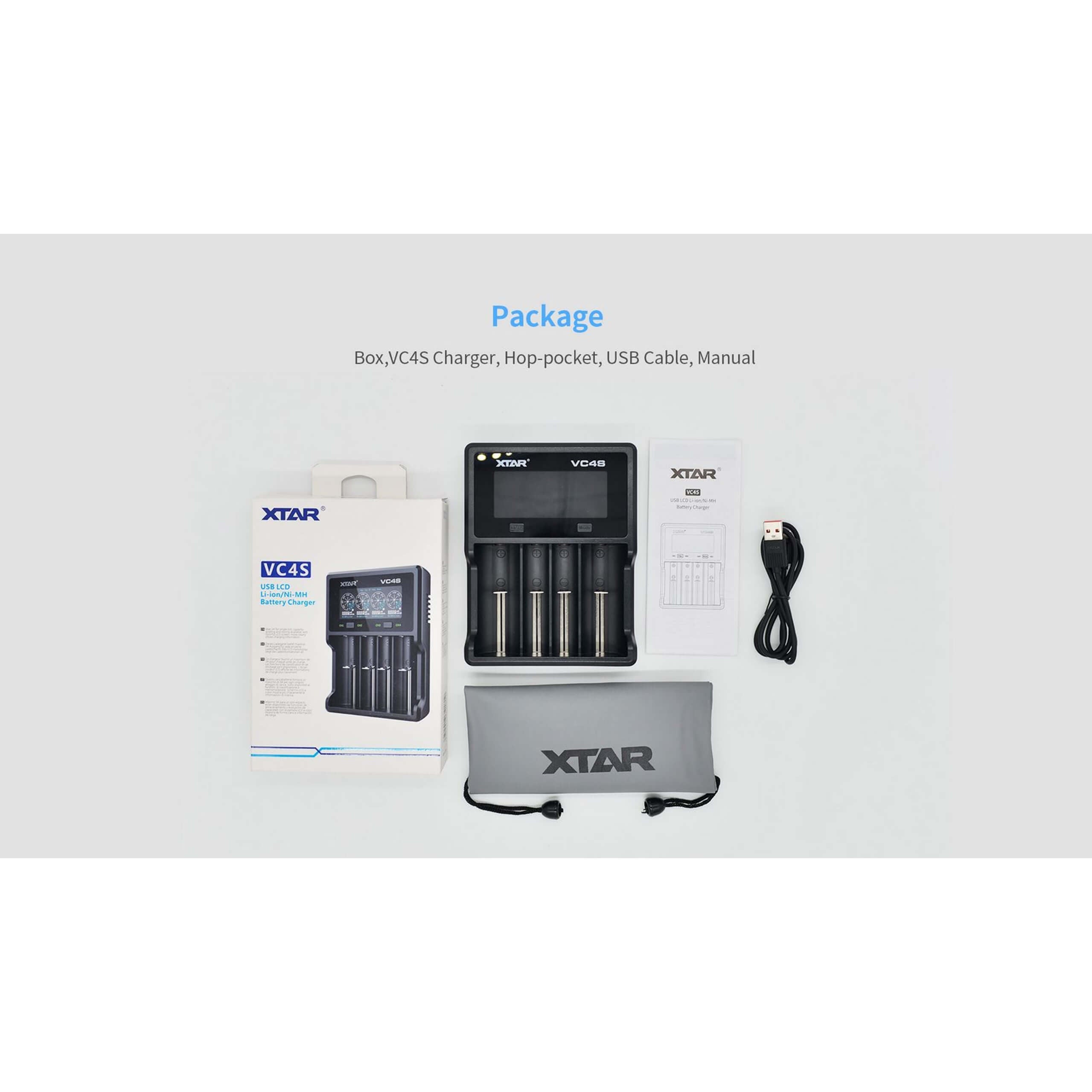 XTAR VC4S Charger - TinkerTech AU XTAR