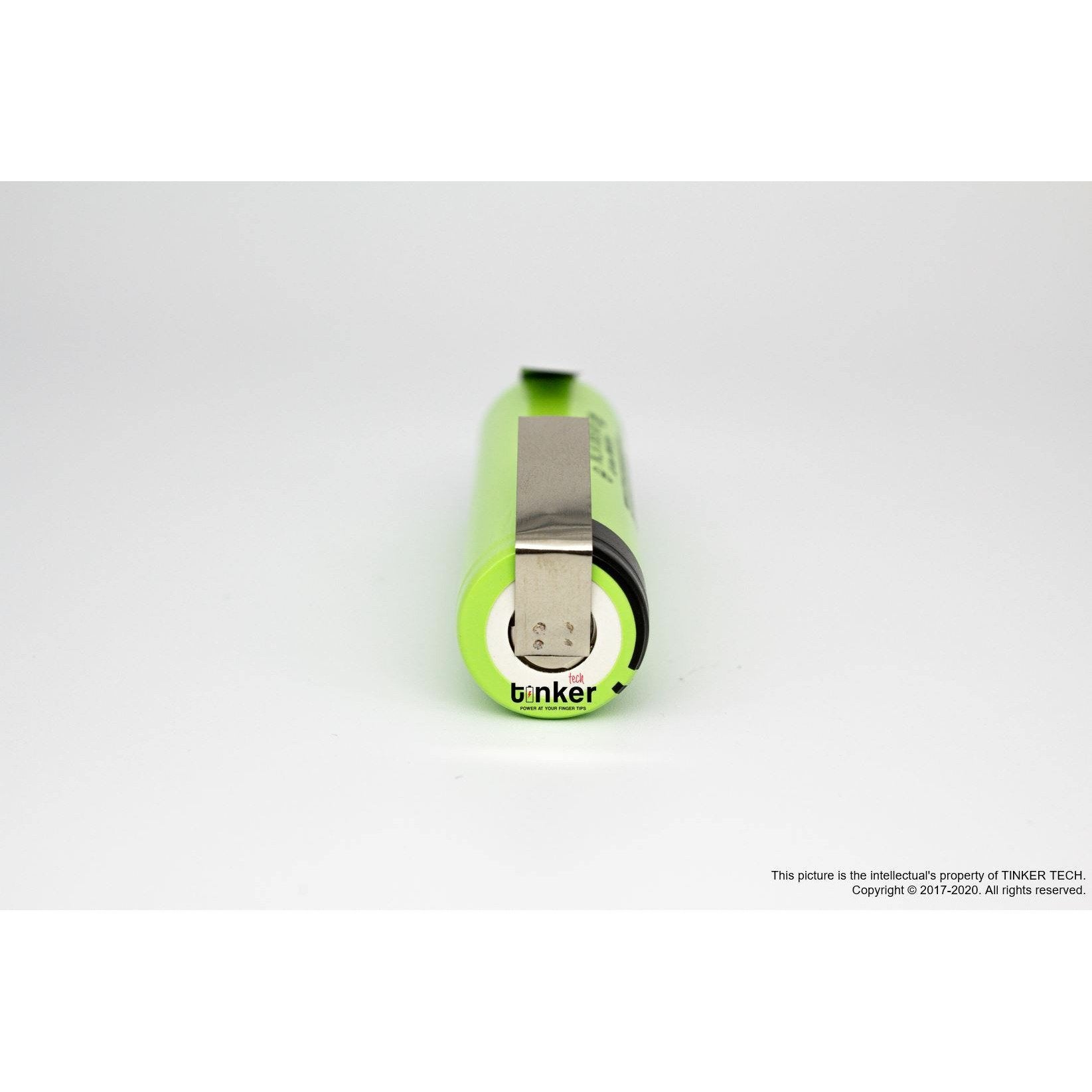 Panasonic NCR18650-B 3400mAh 10A Battery - Solder Tabbed - TinkerTech AU Panasonic 18650 Tabs