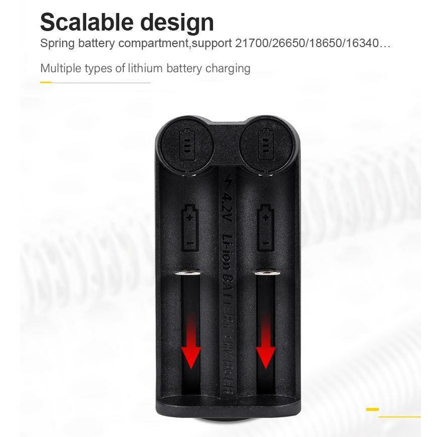 PUJIMAX UNIVERSAL USB 2 Slots Battery Charger - TinkerTech AU TinkerTech AU