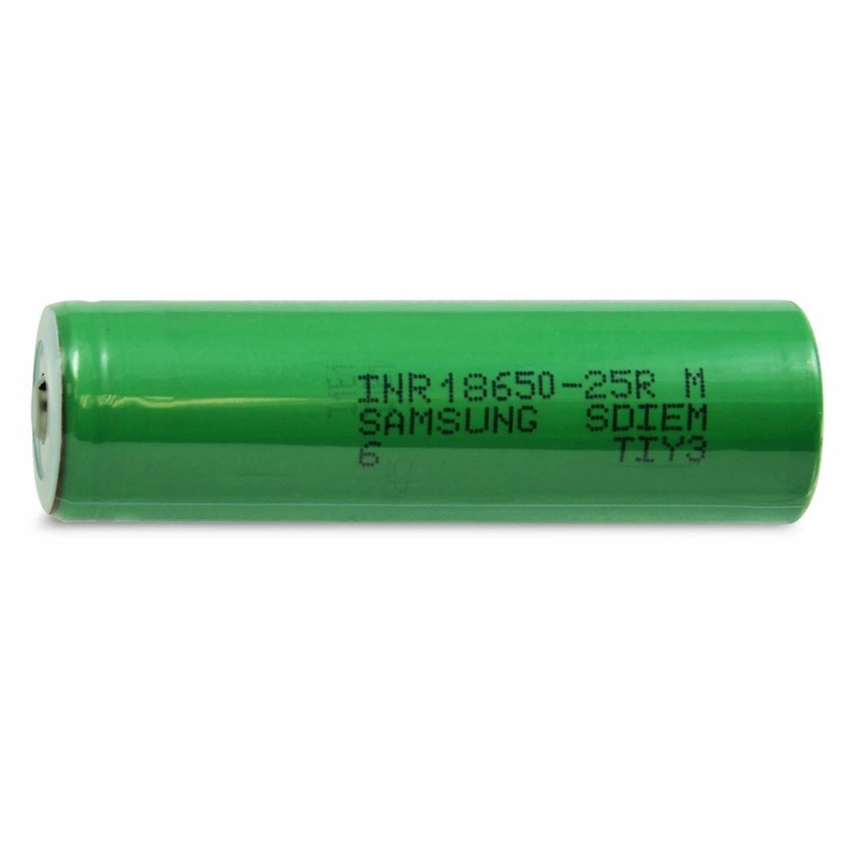 Samsung 25R 18650 2500mAh 20A Battery - Button Top - TinkerTech AU Samsung 18650 Button Top