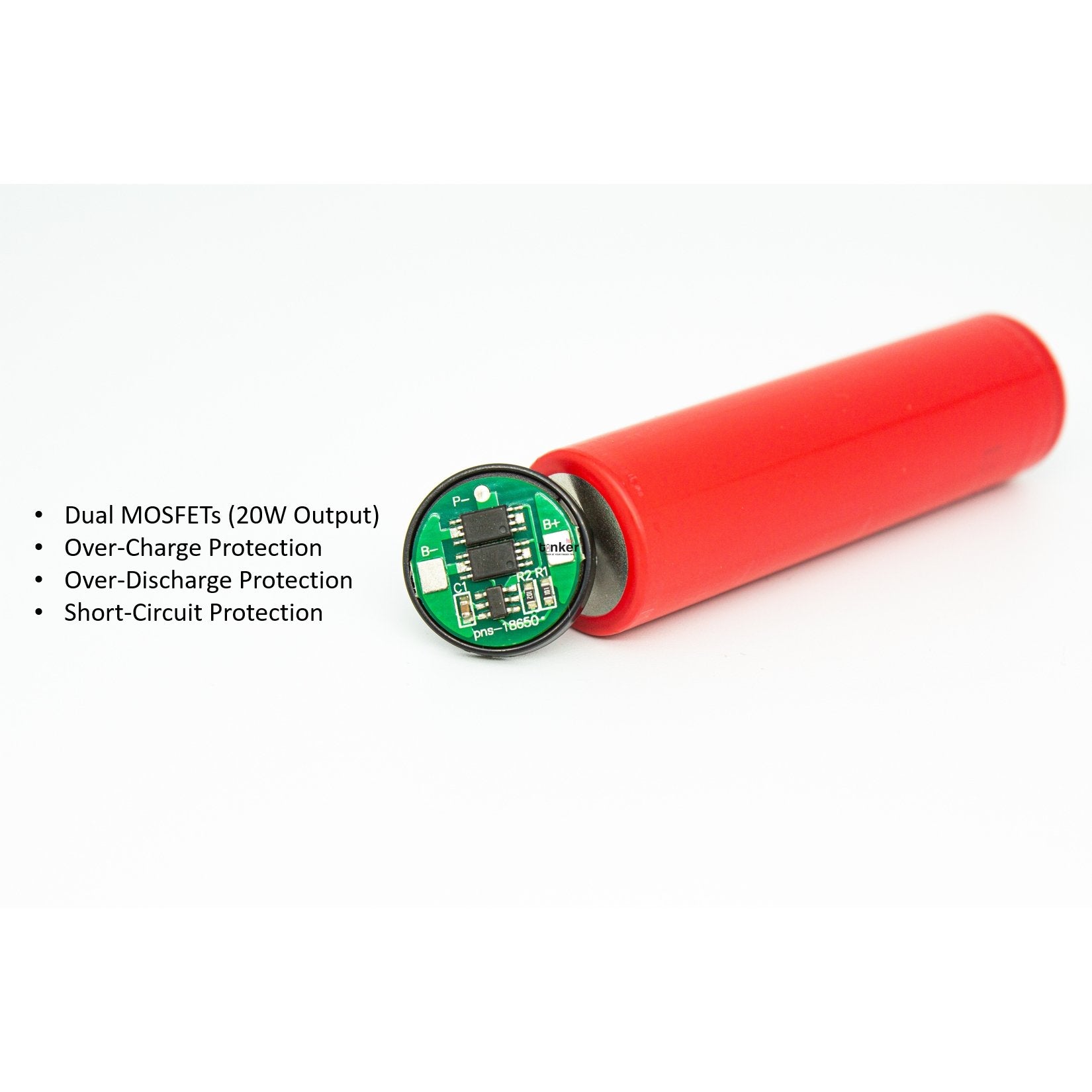 Sanyo NCR18650-GA 3500mAh 10A Battery - Protected Button Top - TinkerTech AU Sanyo 18650 Protected