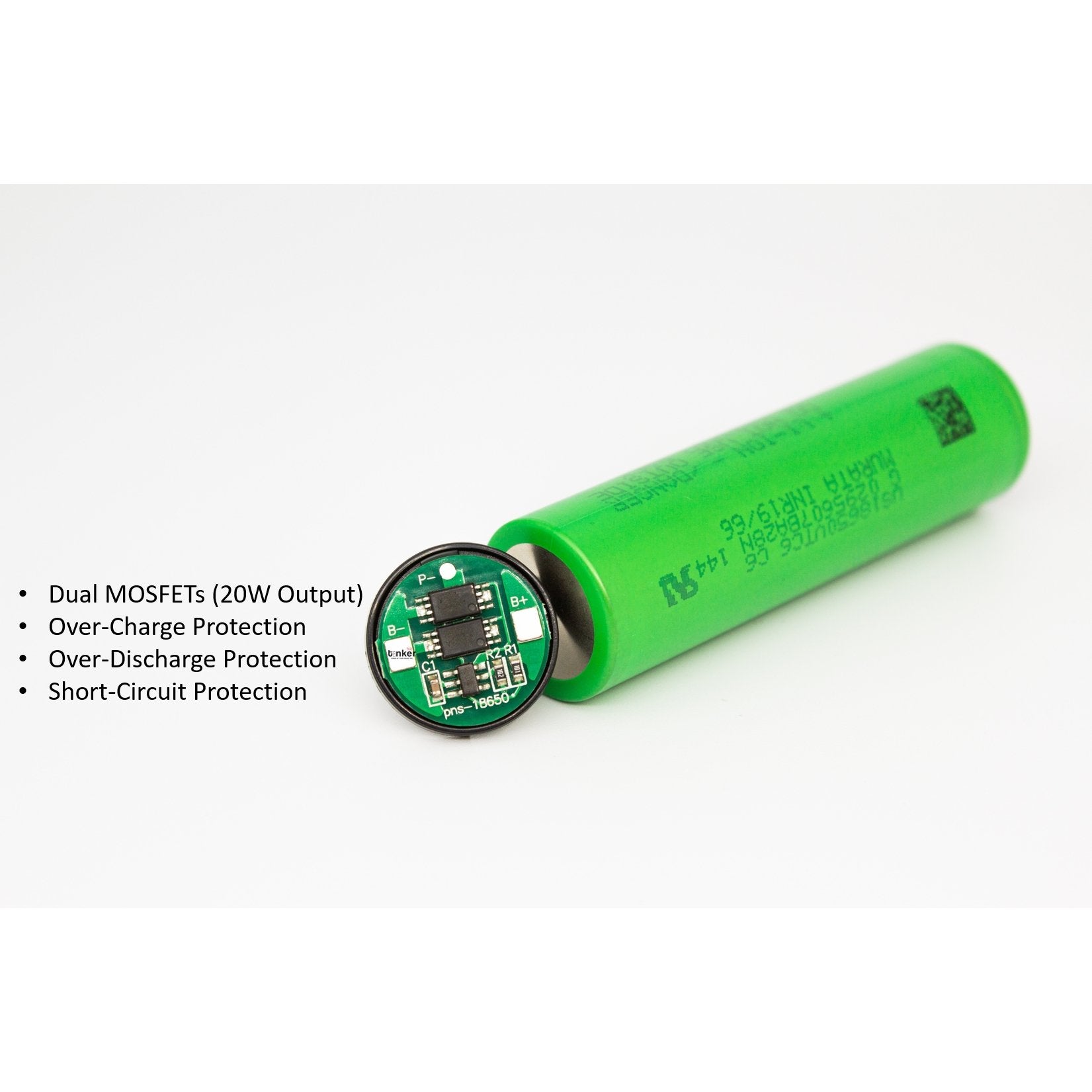 Sony | Murata VTC6 18650 3000mAh 15A Battery - Protected Button Top - TinkerTech AU Sony / Murata 18650 Protected