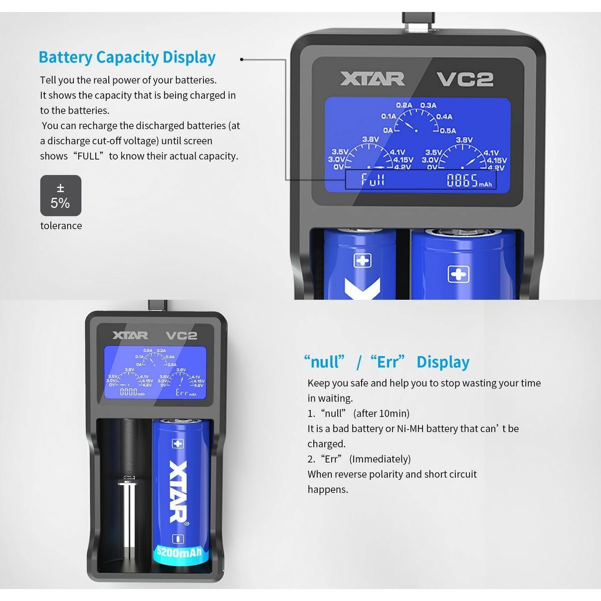 XTAR VC2 Charger - TinkerTech AU XTAR