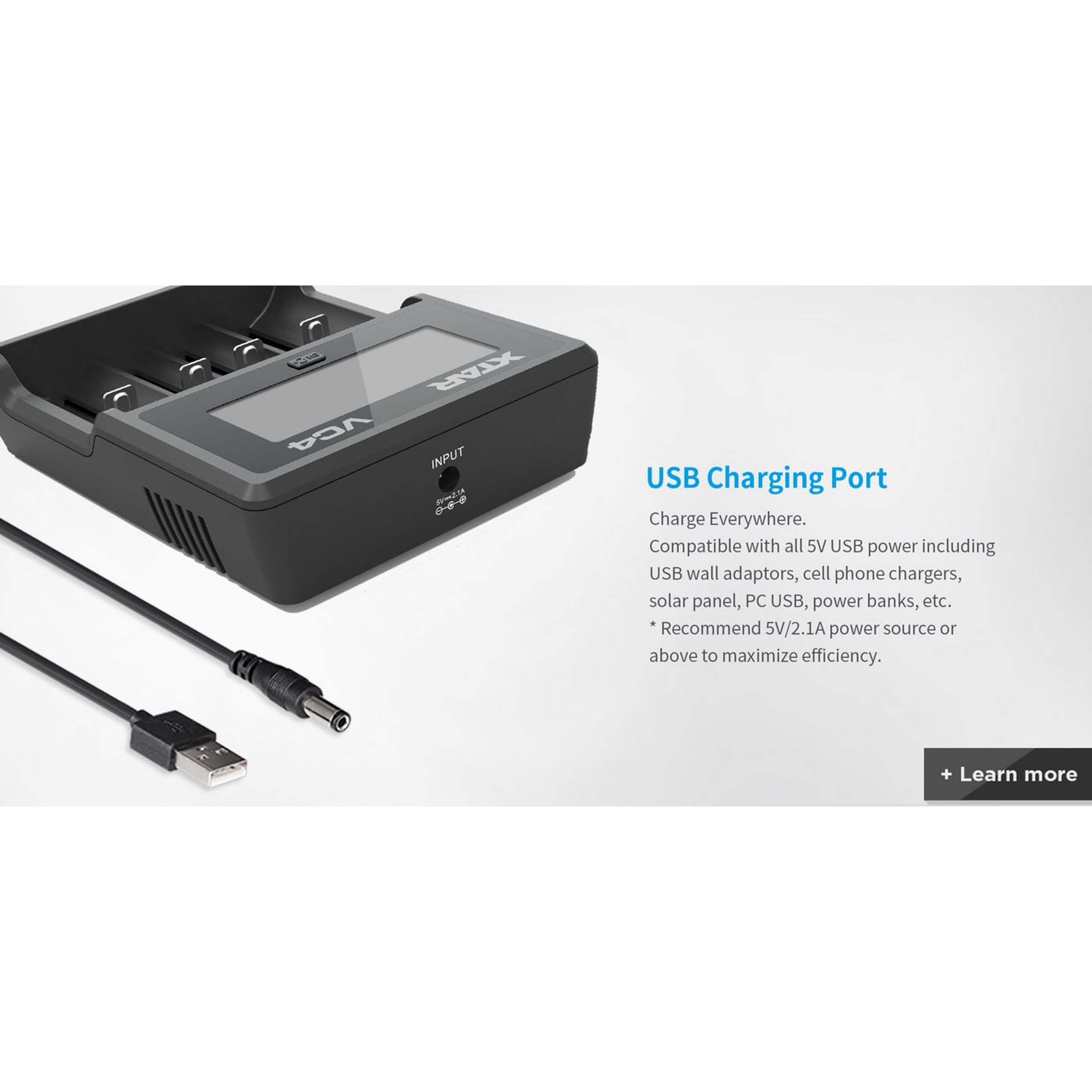 XTAR VC4 Charger - TinkerTech AU XTAR