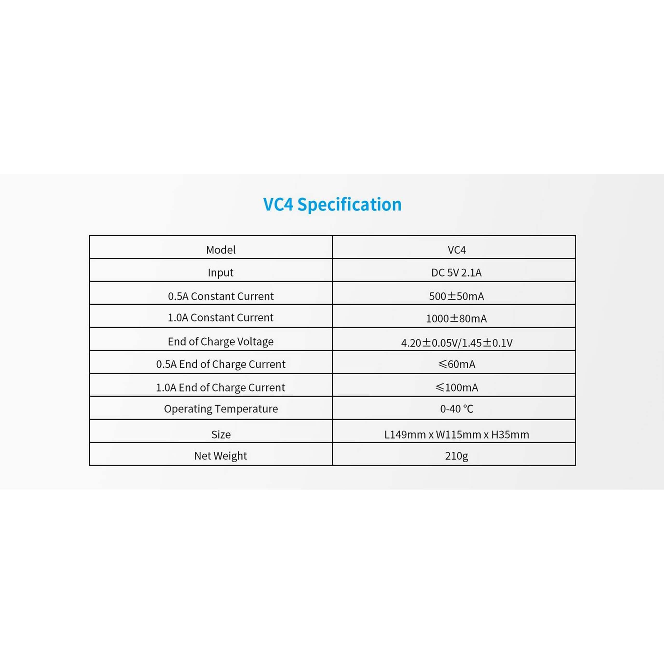 XTAR VC4 Charger - TinkerTech AU XTAR