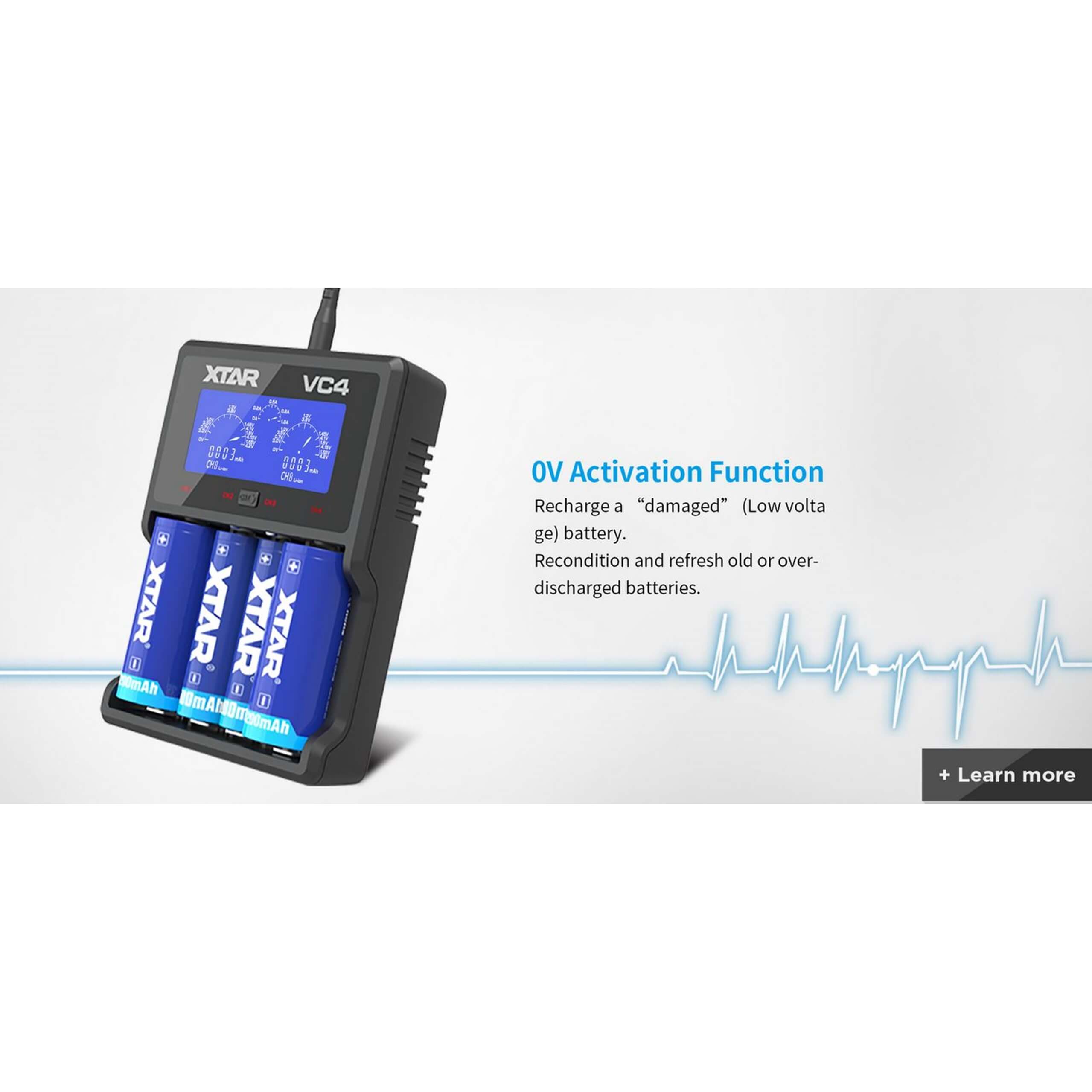 XTAR VC4 Charger - TinkerTech AU XTAR