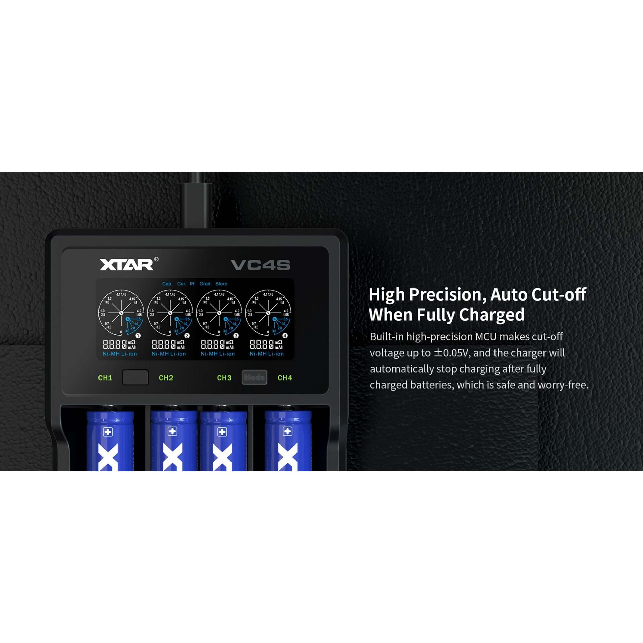 XTAR VC4S Charger - TinkerTech AU XTAR